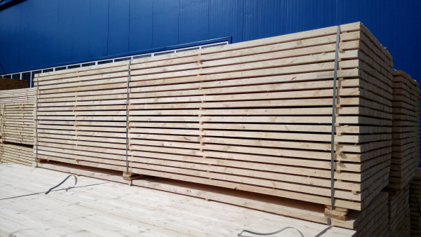 Доска обрезная 25x100x6000 мм, сорт 2, естественной влажности