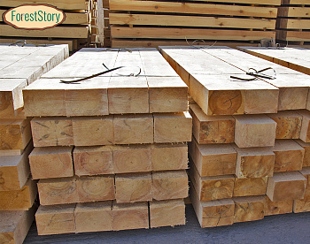 Шпалы (полушпалы) деревянные под заказ 100-180x200-250x1200-6000 мм, тип 2 , естественной/транспортной влажности