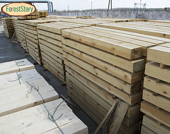 Шпалы деревянные 180x250x2750 мм, тип 1 , естественной/транспортной влажности