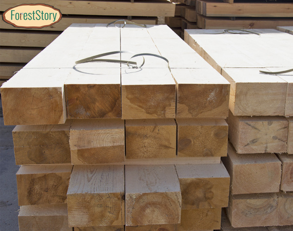 Шпалы (полушпалы) деревянные под заказ 100-180x200-250x1200-6000 мм, тип 2 , естественной/транспортной влажности